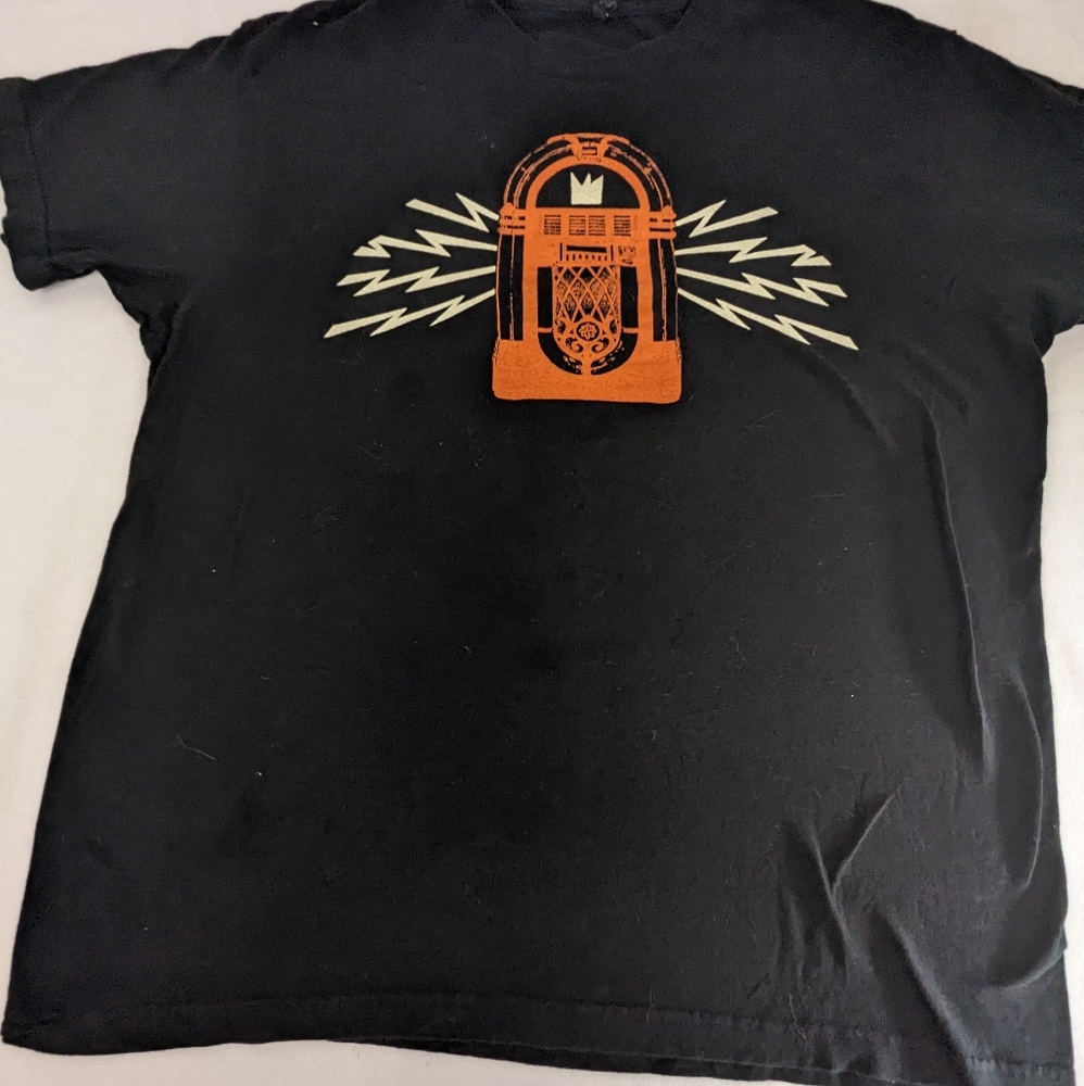 Train Play That Song 2017 Concert Tee - Tour Dates/Cities/States on Back Large